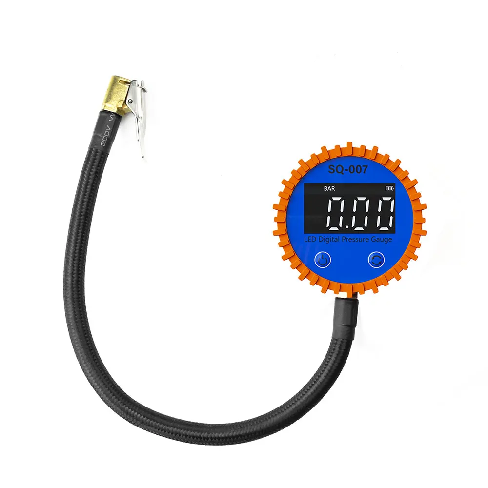 Tyre Pressure Gauge - เกจวัดแรงดันลมยางรถยนต์และมอเตอร์ไซค์ 0-255 PSI พร้อมจอแสดงผล LED ดิจิตอล
