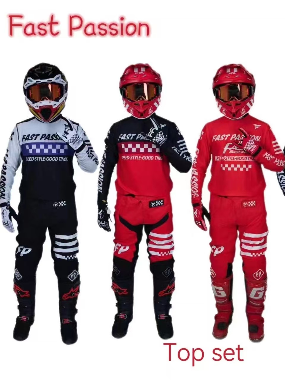 Motorcycle Gear For Woman - ชุดอุปกรณ์มอเตอร์ครอส Fastpassion สำหรับ Fox ปี 2025