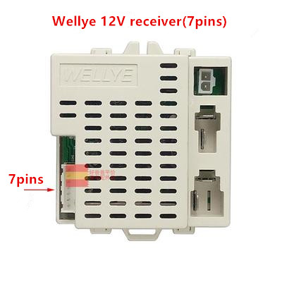 Motorcycle Gear For Kids - Wellye 12V ชิ้นส่วนรถยนต์ไฟฟ้าของเด็ก2.4G 7 pins ตัวรับบลูทูธของเล่นเด็กมอเตอร์ไซค์ไร้สายอุปกรณ์เสริมสำหรับ