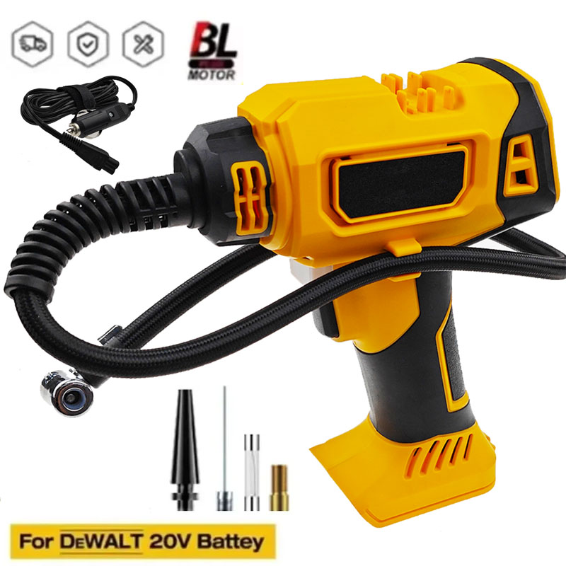Tyre Pressure Gauge - Fit สําหรับ DeWALT เครื่องอัดอากาศแบตเตอรี่เครื่องเติมลมยางอัตโนมัติปั๊มไฟฟ้าไร้สายพร้อมเครื่องวัดความดันแบบดิจิตอลสําหรับรถยนต์จักรยาน