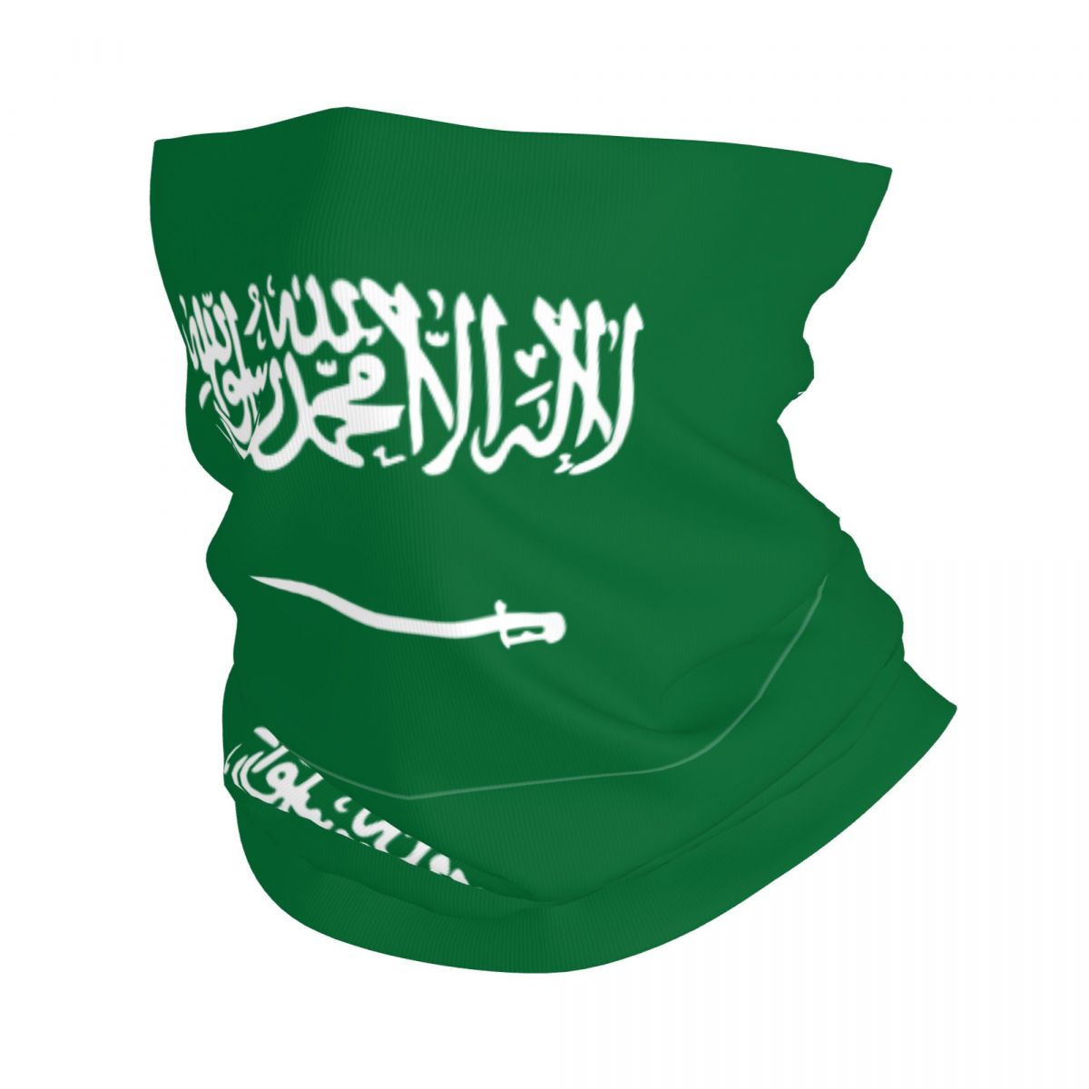 Neck Warmer Balaclava - ซาอุดีอาระเบีย Flag ผ้าพันคอผ้าคลุมหน้าและคอพิมพ์ Balaclavas ผ้าพันคอมัลติฟังก์ชั่ขี่จักรยานตกปลาสำหรับผู้ชายผู้หญิงผู้ใหญ่ล้างทำความสะอาดได้