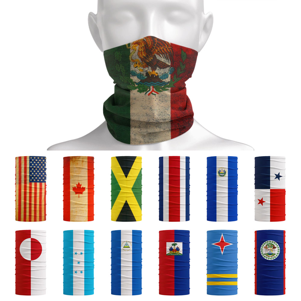 Motorcycle Gear For Woman - North America National Flags ผ้าพันคอผู้หญิงโยคะ Headwear