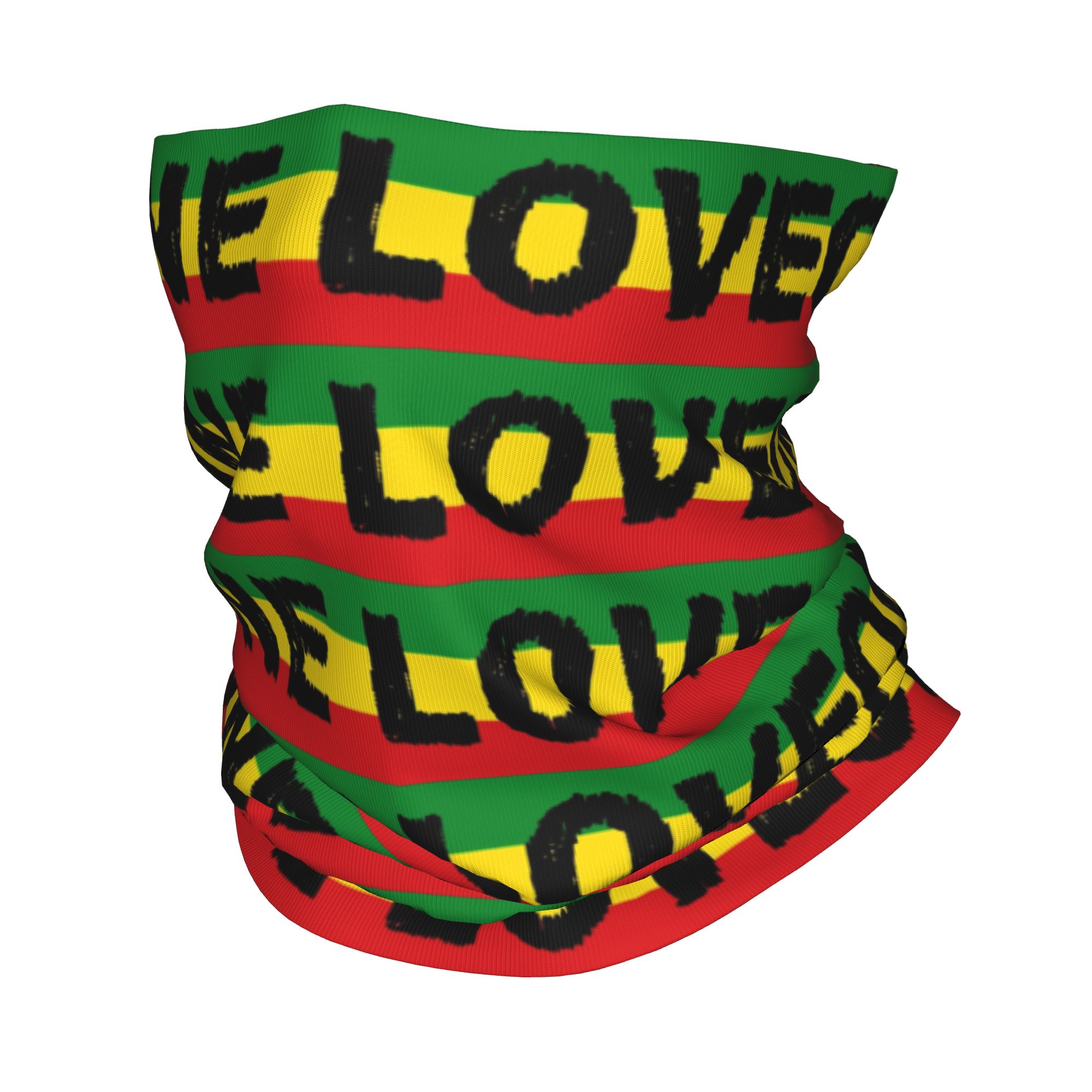 Neck Warmer Balaclava - ผ้าพันคอแบบคลุมหน้าลายธงชาติจาเมกาแบบราสต้า ลายสิงโตแห่งยูดาห์ สำหรับเล่นสกี วิ่ง ผู้หญิง ผ้าพันคอแบบพันรอบคอ