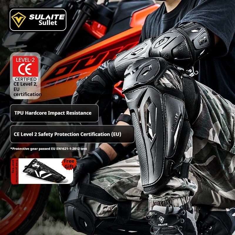 Motorcycle Gear Full Set - ชุดสนับเข่าและข้อศอกสำหรับรถจักรยานยนต์ SULAITE CE2 ชุด 4 ชิ้น