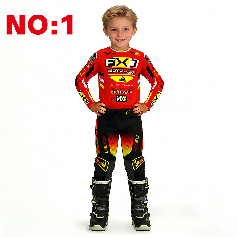 ชุดมอเตอร์ครอสสำหรับเด็ก เสื้อ - Motorcycle Gear For Kids บทวิจารณ์และราคา