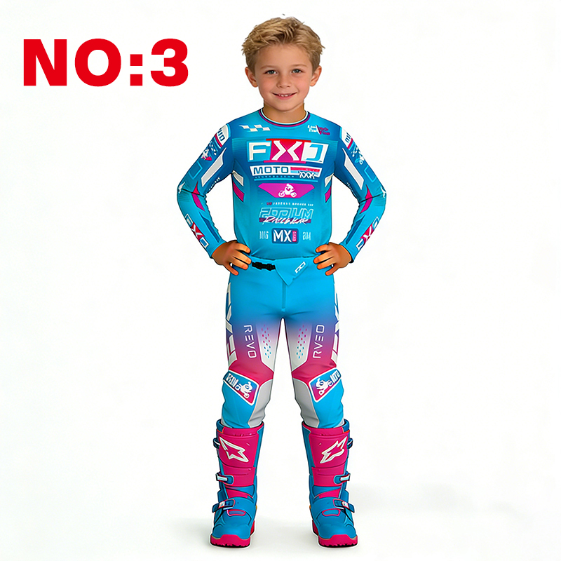 ชุดมอเตอร์ครอสสำหรับเด็ก เสื้อ - Motorcycle Gear For Kids บทวิจารณ์และราคา