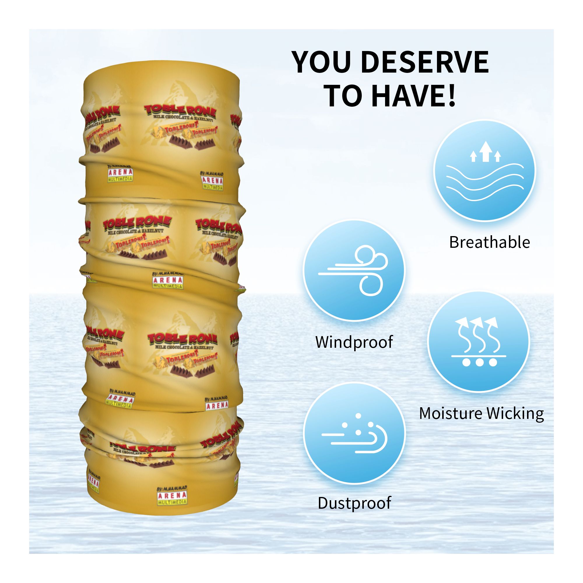 ช็อกโกแลต โทเบลเลอร์ โทเบลเลอร - Neck Warmer Balaclava บทวิจารณ์และราคา
