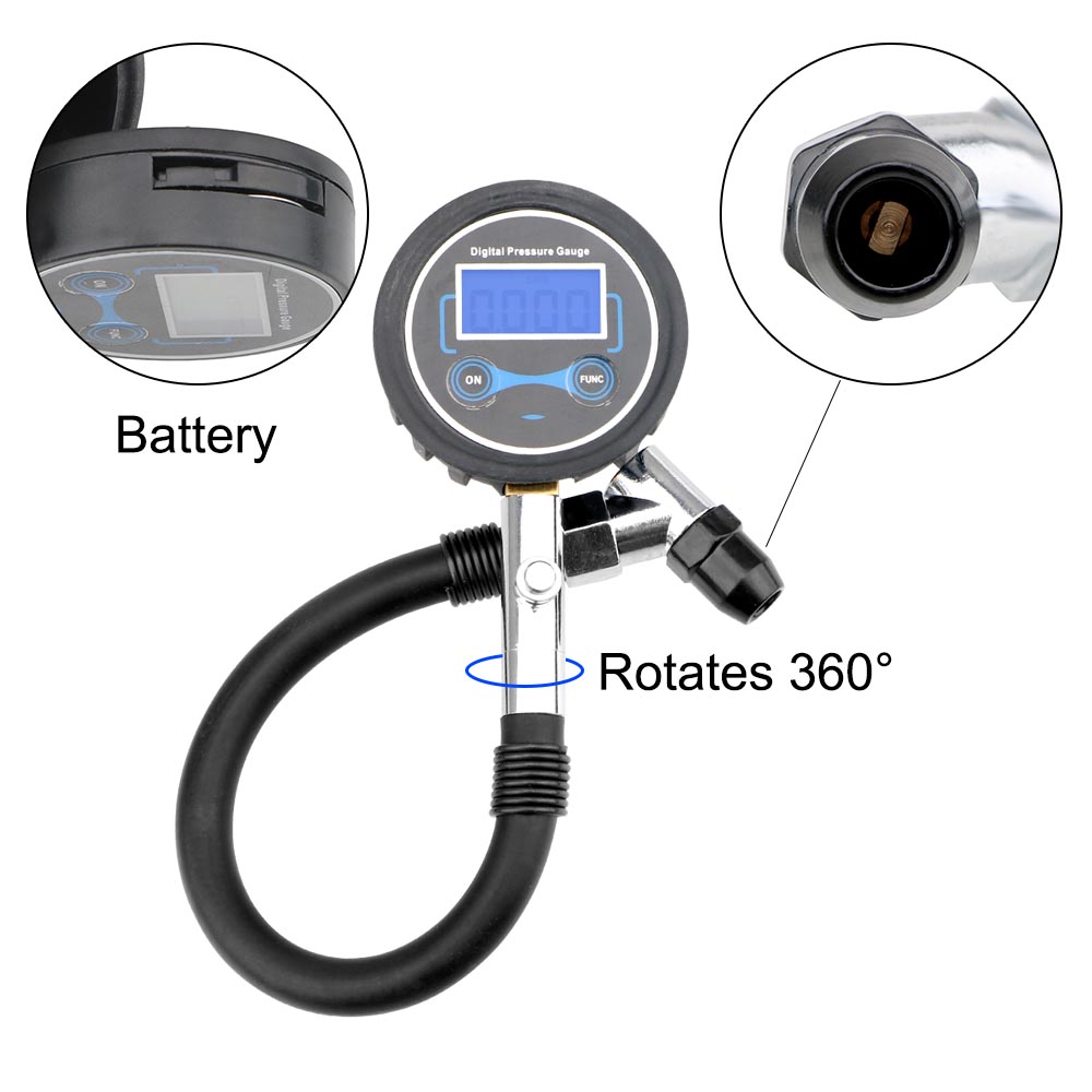 เครื่องวัดความดันลมยาง0-200Psi - Tyre Pressure Gauge บทวิจารณ์และราคา
