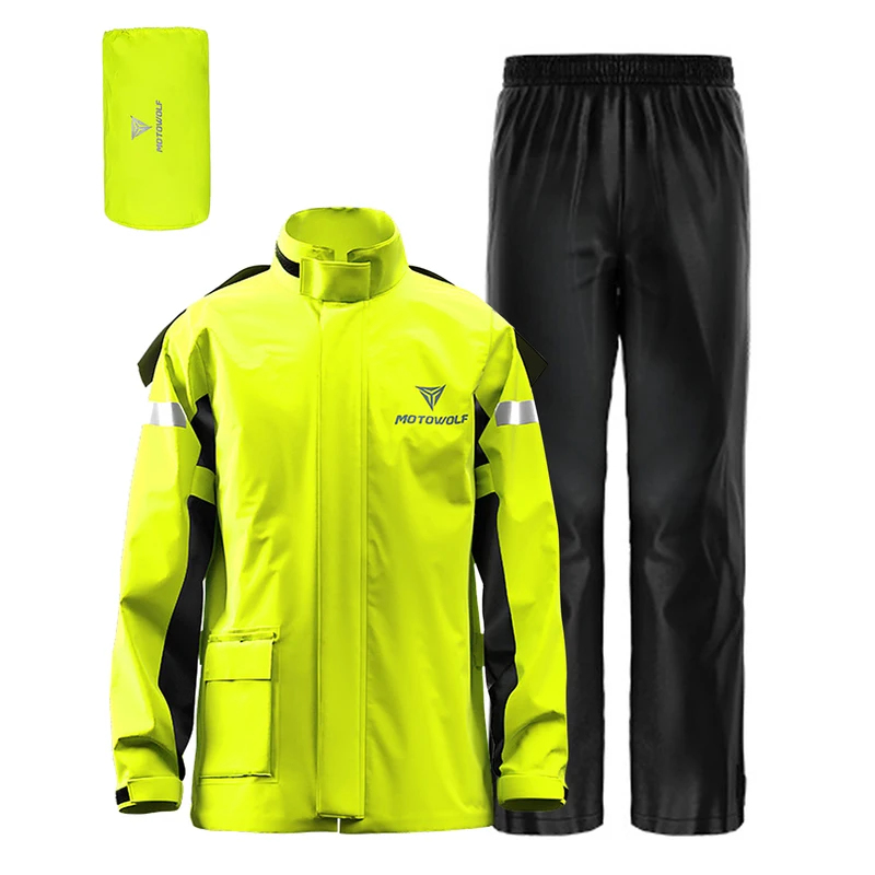 ชุดกันฝนสำหรับขี่มอเตอร์ไซค์แบ - Motorcycle Gear Full Suit บทวิจารณ์และราคา