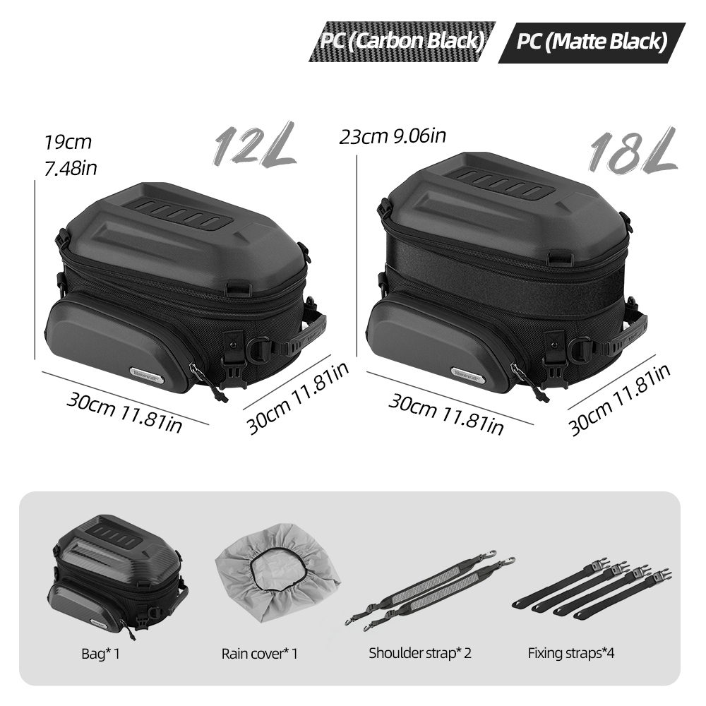 กระเป๋าท้ายมอเตอร์ไซค์ Rhinowa - Motorcycle Gear Bag บทวิจารณ์และราคา