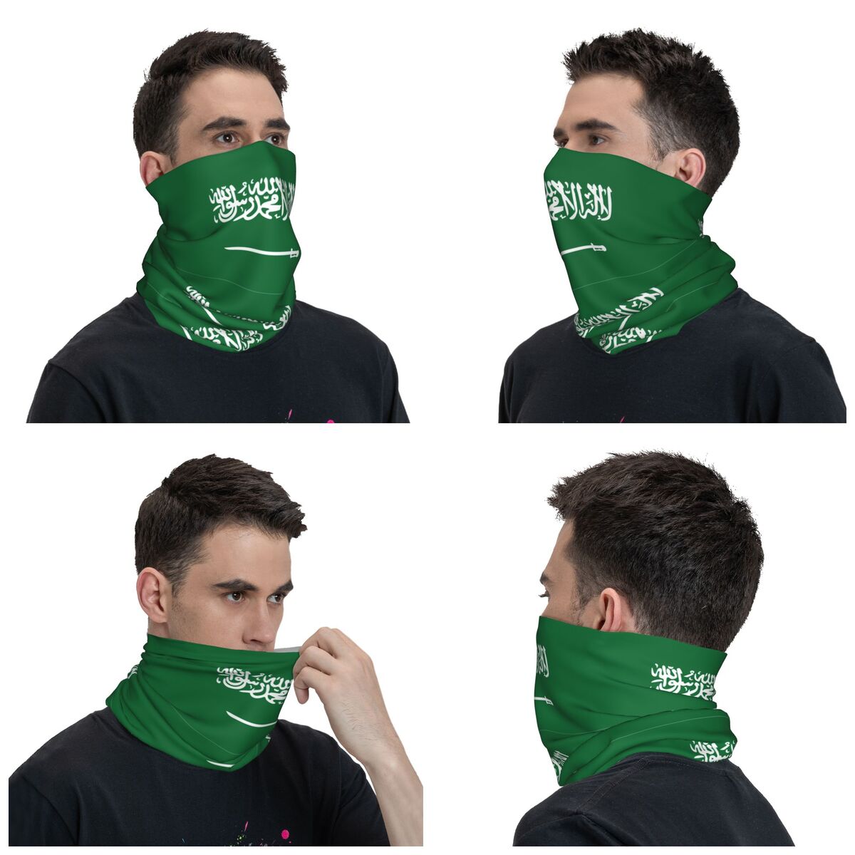 ซาอุดีอาระเบีย Flag ผ้าพันคอผ้ - Neck Warmer Balaclava บทวิจารณ์และราคา