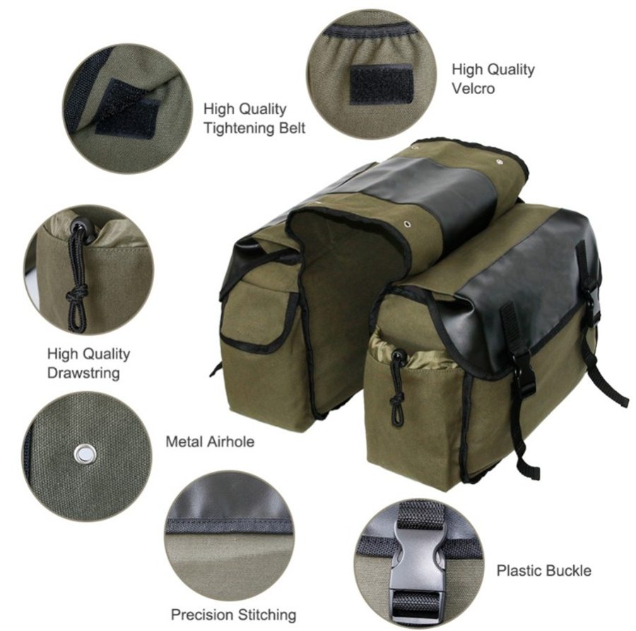 ผ้าใบหนังด้านหลังSaddlebagรถจั - Motorcycle Gear Warehouse บทวิจารณ์และราคา