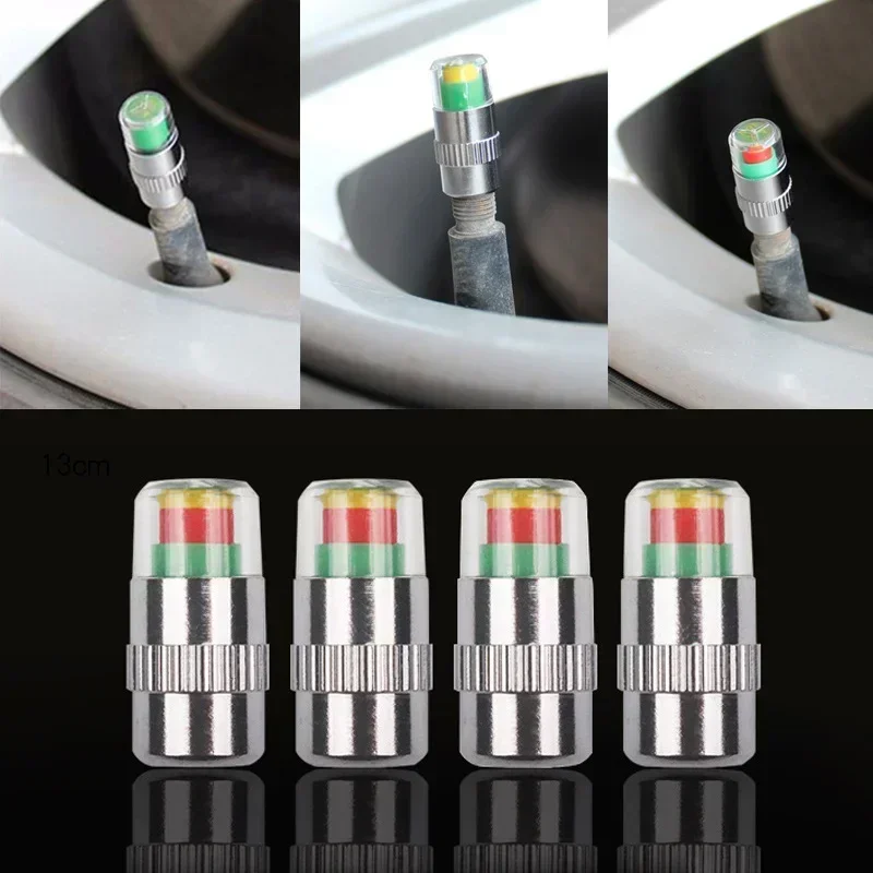 ฝาครอบวาล์วยางรถยนต์ 4/8 ชิ้น  - Tyre Pressure Gauge บทวิจารณ์และราคา