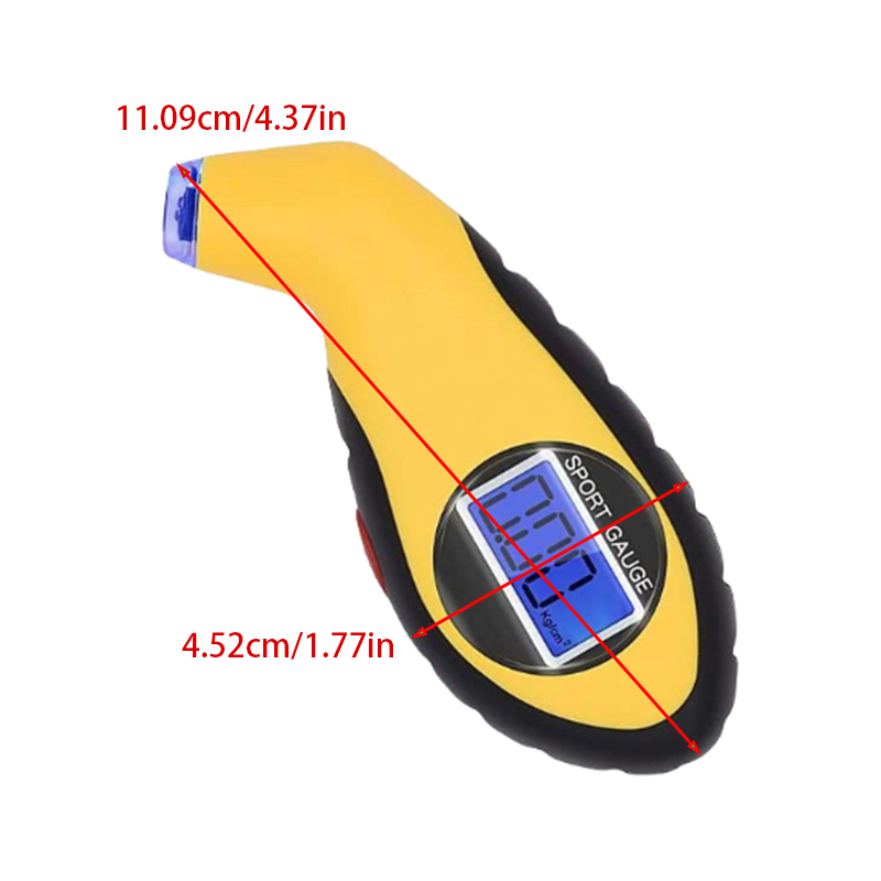 เครื่องวัดแรงดันลมยางดิจิตอลแบ - Tyre Pressure Gauge บทวิจารณ์และราคา