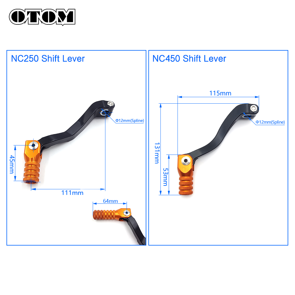 OTOM พับอลูมิเนียมคันเกียร์กำห - Motorcycle Gear Lever Extender บทวิจารณ์และราคา