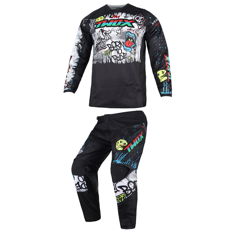 ชุดเสื้อเจอร์ซีย์และกางเกงมอเต - Motorcycle Gear For Kids บทวิจารณ์และราคา