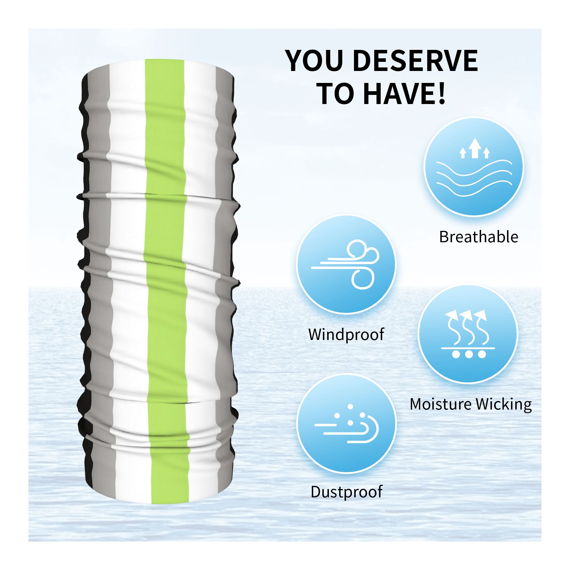 ผ้าพันคอแบบอเนกประสงค์ลายพิมพ์ - Neck Warmer Balaclava บทวิจารณ์และราคา
