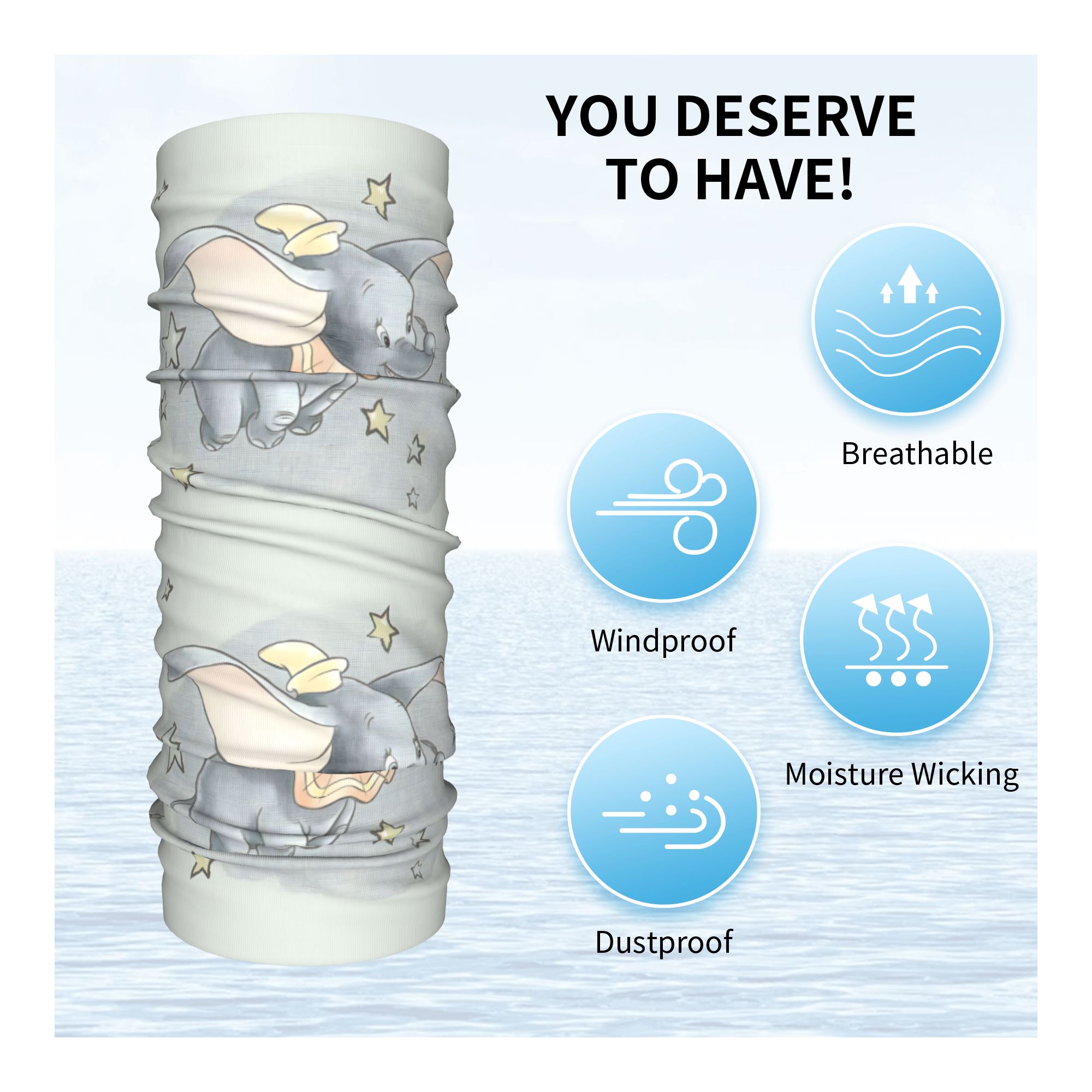 ผ้าพันคอแบบคลุมหน้าลายอนิเมะดั - Neck Warmer Balaclava บทวิจารณ์และราคา