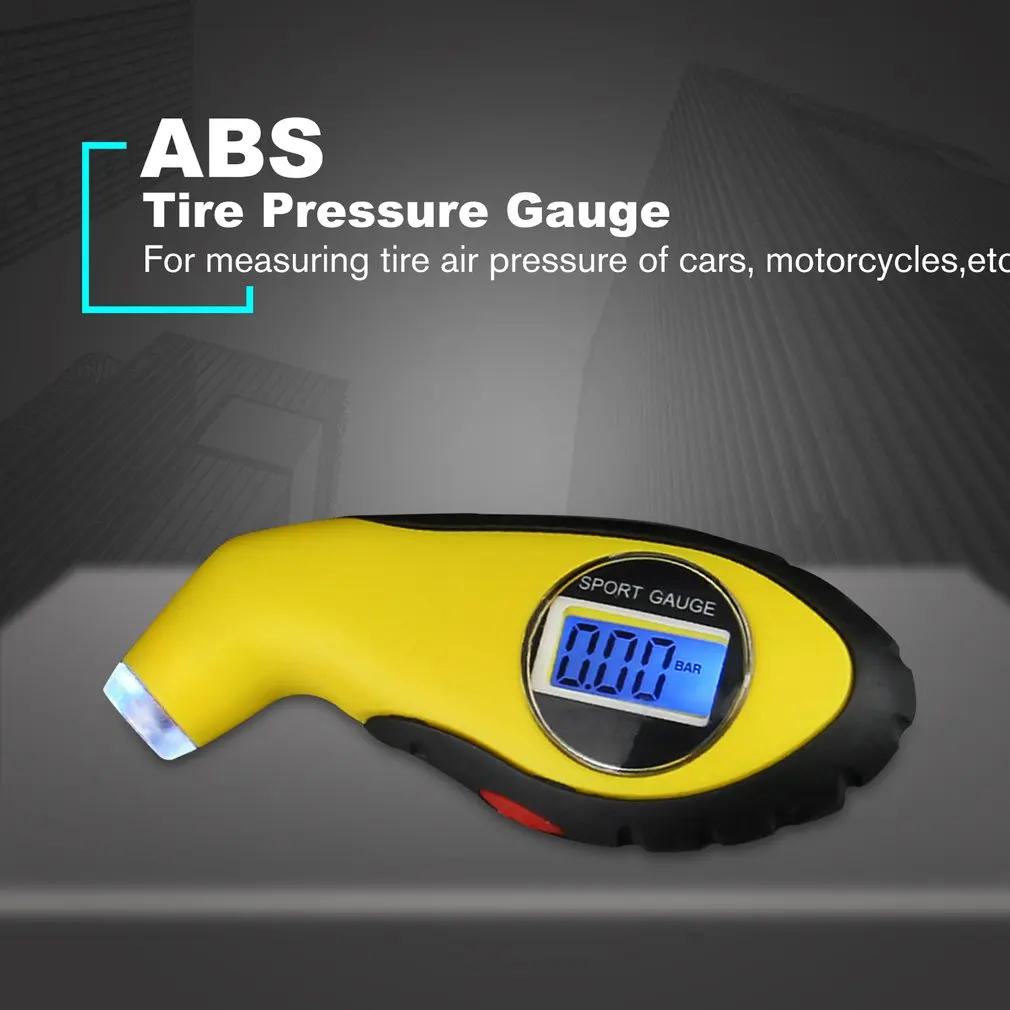 LCD เครื่องวัดความดันยางอิเล็ก - Tyre Pressure Gauge บทวิจารณ์และราคา
