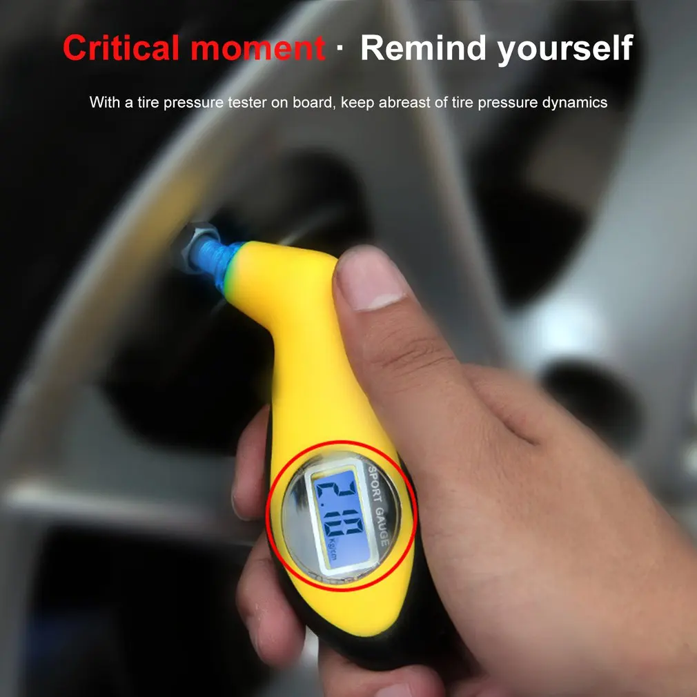 LCD เครื่องวัดความดันยางอิเล็ก - Tyre Pressure Gauge บทวิจารณ์และราคา