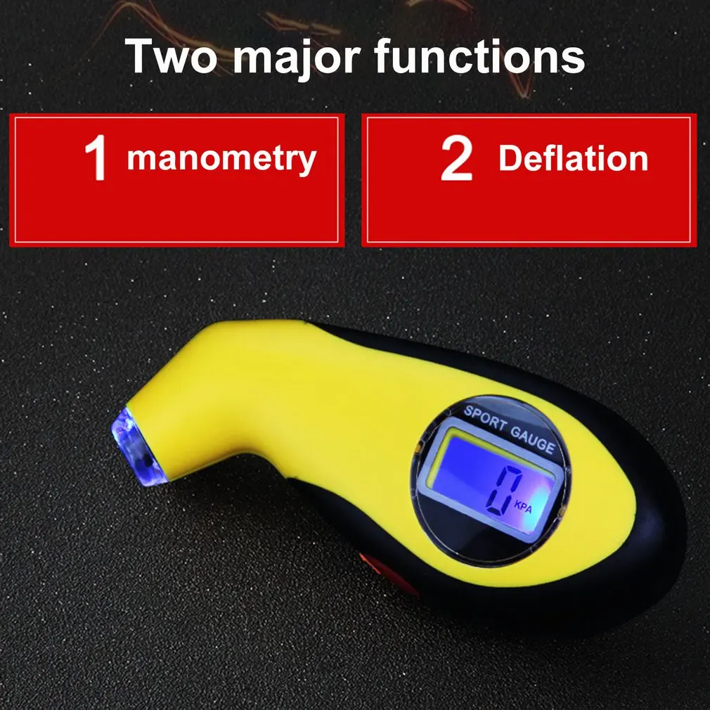 LCD เครื่องวัดความดันยางอิเล็ก - Tyre Pressure Gauge บทวิจารณ์และราคา