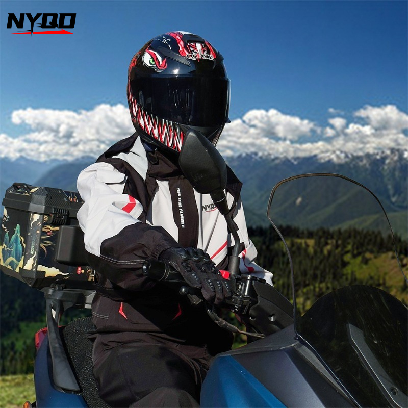 ชุดกันฝนสำหรับขี่มอเตอร์ไซค์ เ - Motorcycle Gear Full Set บทวิจารณ์และราคา