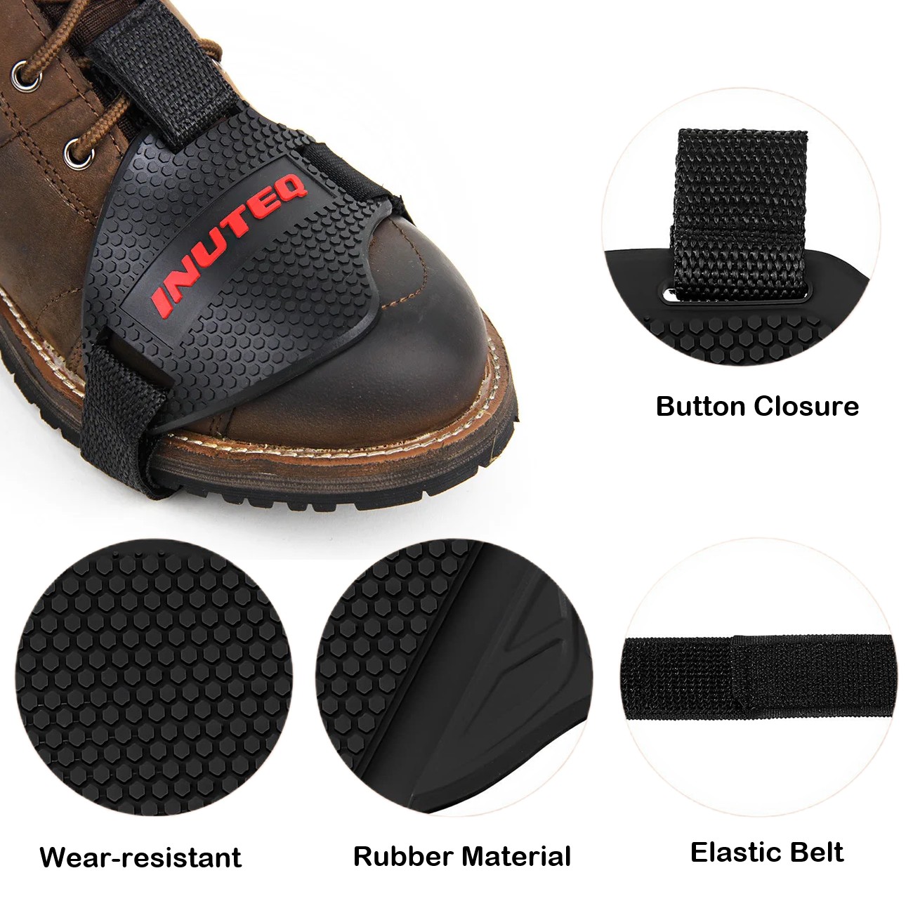 ฝาครอบรองเท้าแบบปรับได้ แผ่นรอ - Motorcycle Gear For Woman บทวิจารณ์และราคา