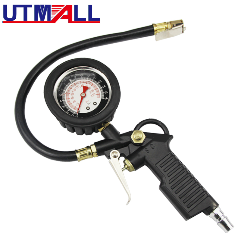 เกจวัดลมยางแบบมืออาชีพ พร้อมหน - Tyre Pressure Gauge บทวิจารณ์และราคา