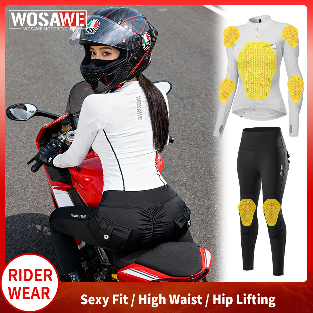 WOSAWE ชุดเสื้อแจ็คเก็ตและกางเ - Motorcycle Gear Full Set บทวิจารณ์และราคา