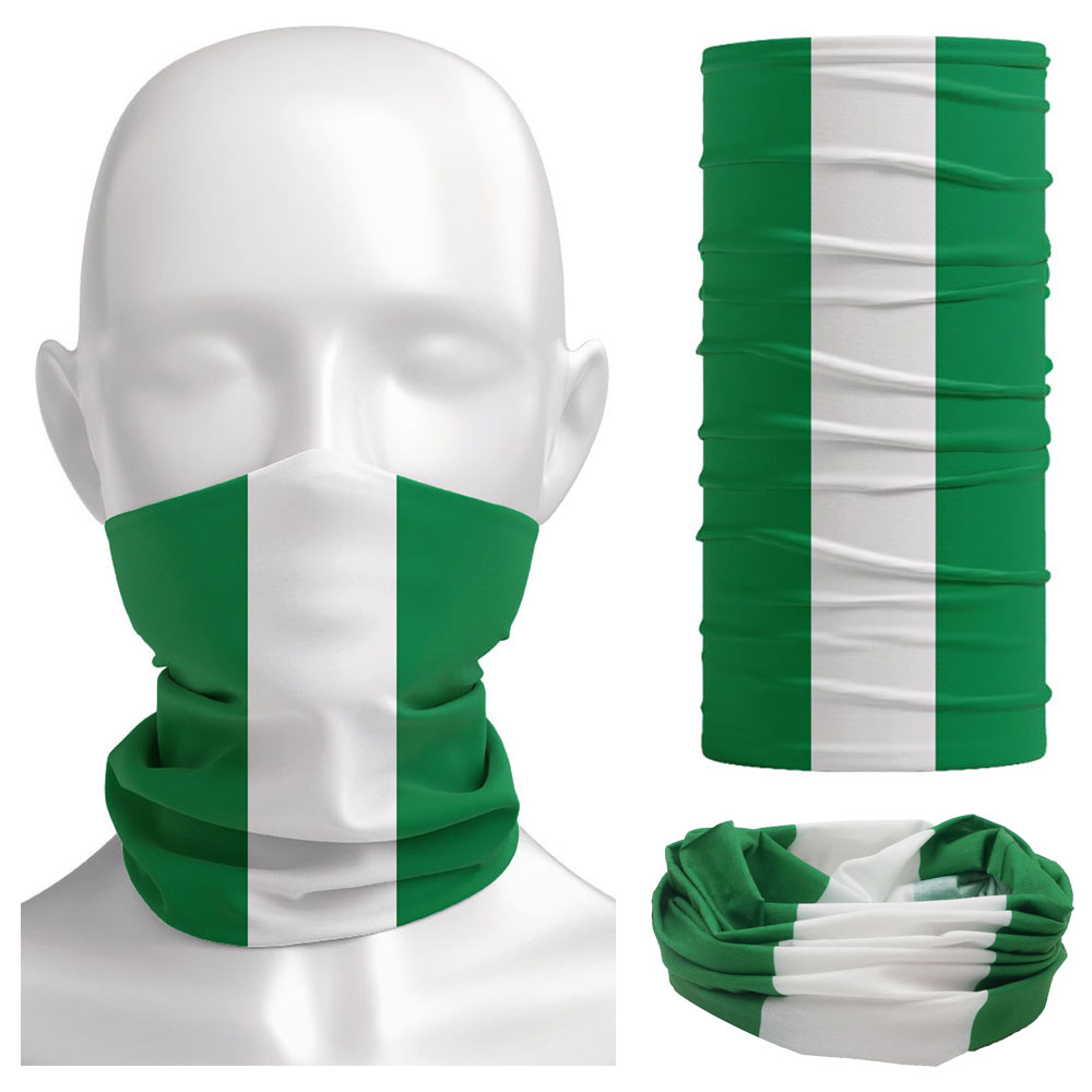 ไนจีเรียธงผ้าพันคอผู้หญิงคอ Ga - Neck Warmer Balaclava บทวิจารณ์และราคา