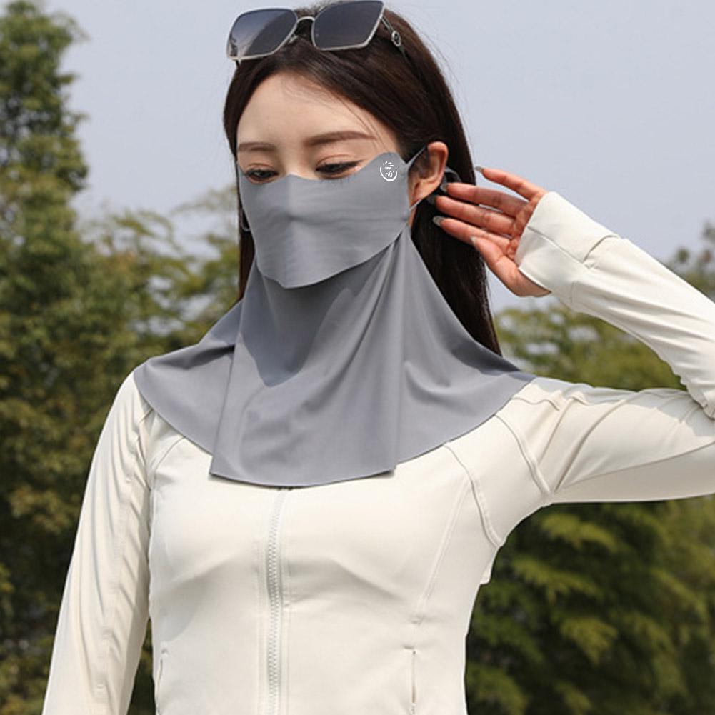 ฤดูร้อนผ้าไหมน้ําแข็งหน้ากากป้ - Neck Warmer Balaclava บทวิจารณ์และราคา