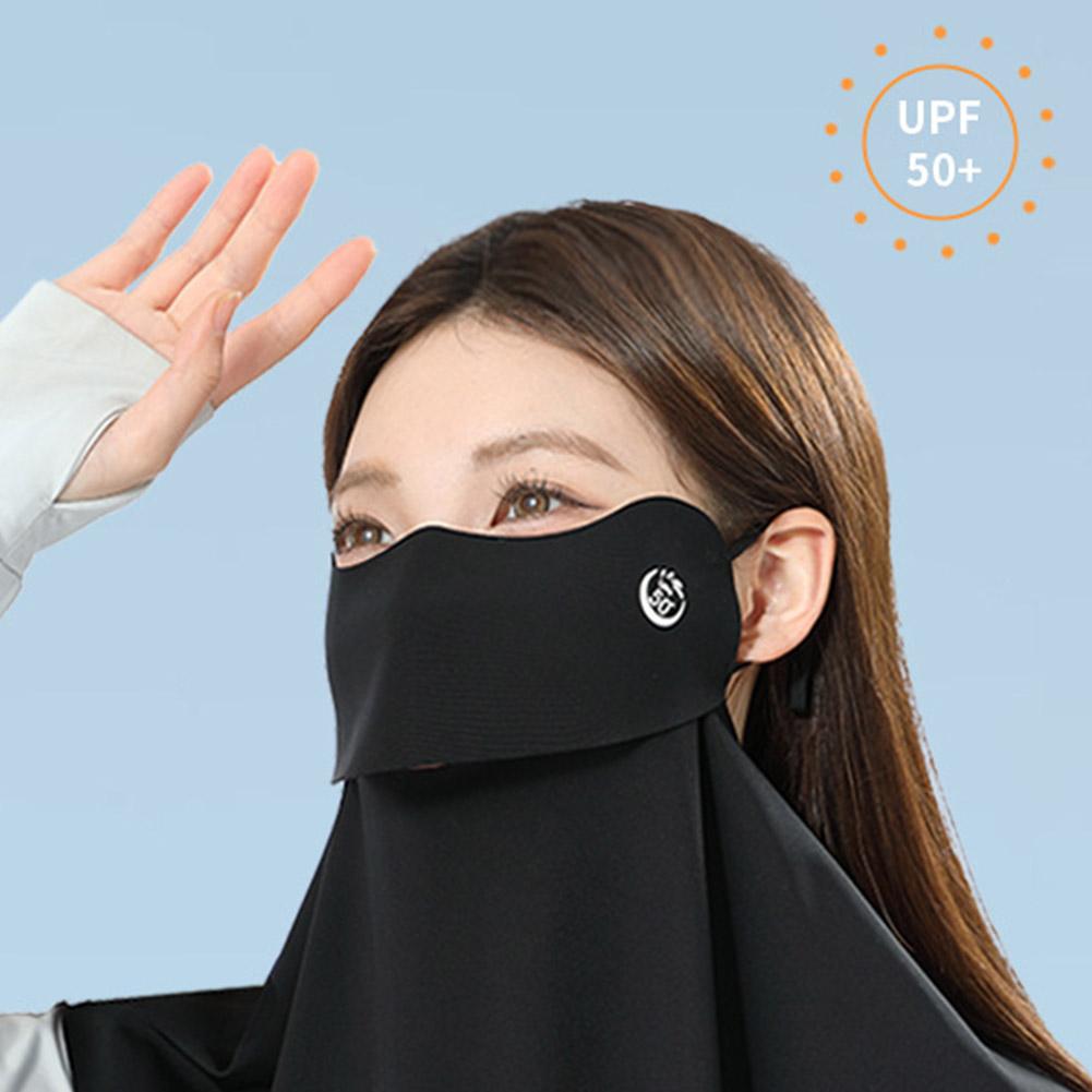 ฤดูร้อนผ้าไหมน้ําแข็งหน้ากากป้ - Neck Warmer Balaclava บทวิจารณ์และราคา