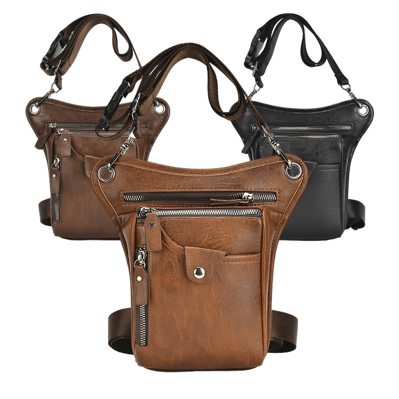 Vintage Pu หนังเอว Pack กระเป๋ - Motorcycle Gear Bag บทวิจารณ์และราคา