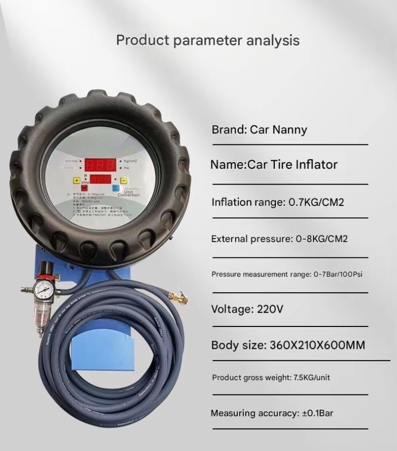 เครื่องเติมลมยางโลหะอัตโนมัติ  - Tyre Pressure Gauge บทวิจารณ์และราคา